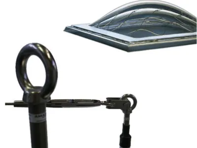 Sicherheitsausstattung - Anschlageinrichtung, Lichtkuppeln