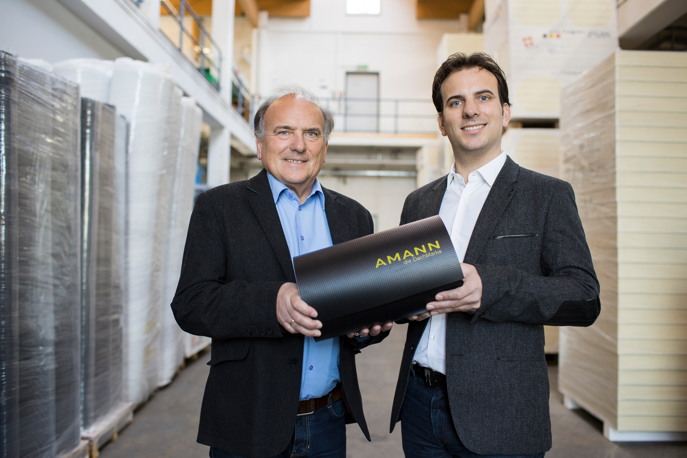 Manfred und Marius Amann im Lager