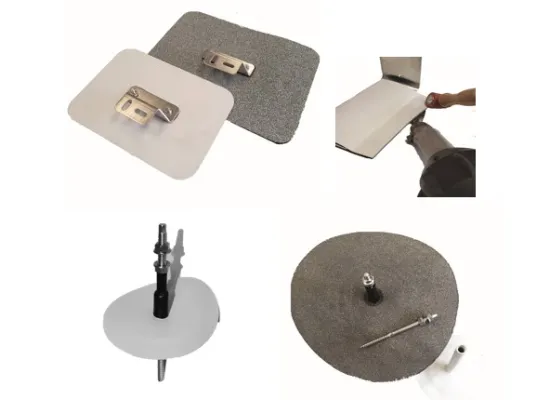 Solarhalter aufgeschweißt / Stockschraubenset